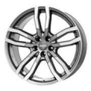 9,5x21/5x112 ET53 D66,5 DriveX Metal Grey Front Polished Alutec
