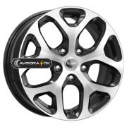 6,5x16/4x100 ET50 D60,1 КС869 Алмаз черный K&K
