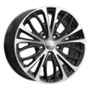 7,5x17/5x114,3 ET46 D67,1 КС873 Алмаз черный K&K