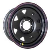 8x15/6x139,7 ET-25 D110 Тойота Ниссан (треуг. мелкий) Черный Off-Road Wheels