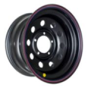 8x16/5x139,7 ET-19 D110 УАЗ (треуг. мелкий) Черный Off-Road Wheels