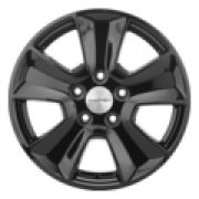 6,5x16/5x114,3 ET50 D66,1 KHW1601 (Renault/Nissan) Black Khomen Wheels