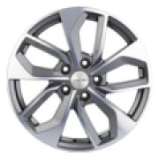 7x17/5x112 ET46 D66,6 KHW1703 (A4) Gray-FP Khomen Wheels