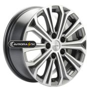 6,5x16/5x112 ET50 D57,1 KHW1610 (Octavia) Gray-FP Khomen Wheels