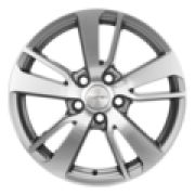 7x17/5x114,3 ET38 D67,1 KHW1704 (Outlander) Gray-FP Khomen Wheels