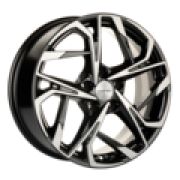 7x17/5x114,3 ET40 D66,1 KHW1716 (Qashqai) Black-FP Khomen Wheels