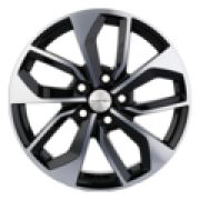 7x17/5x112 ET40 D57,1 KHW1703 (Kodiaq/Tiguan) Black-FP Khomen Wheels
