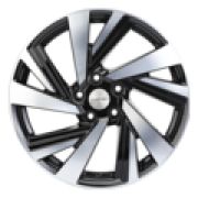 7,5x18/5x114,3 ET50 D66,1 KHW1801 (Murano) Black-FP Khomen Wheels