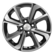 6x15/4x100 ET46 D54,1 KHW1501 (Rio/Solaris) Black-FP Khomen Wheels
