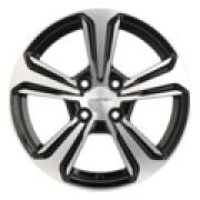 6x15/4x100 ET46 D54,1 KHW1502 (Rio/Solaris) Black-FP Khomen Wheels