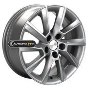 6x15/5x100 ET38 D57,1 KHW1507 (Rapid/Fabia) Gray Khomen Wheels