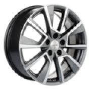 7x18/5x114,3 ET37 D66,5 KHW1802 (Dargo/Jolion) Gray-FP Khomen Wheels