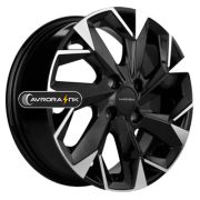 6x15/4x100 ET50 D60,1 KHW1508 (Vesta) Black-FP Khomen Wheels
