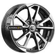 6x15/5x100 ET40 D57,1 КС1005 Алмаз черный K&K