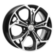 7x17/5x114,3 ET37 D66,5 KHW1702 (Jolion) Black-FP Khomen Wheels