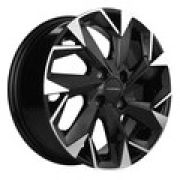 5,5x14/4x100 ET43 D60,1 KHW1402 (Toyota Corolla) Black-FP Khomen Wheels