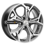 7x17/5x114,3 ET37 D66,5 KHW1702 (Jolion) Gray-FP Khomen Wheels
