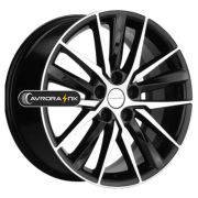 8x18/5x108 ET46 D63,4 KHW1807 (Tugella/Jaguar XF/F-Pace) Black-FP Khomen Wheels