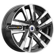 6x15/4x100 ET37 D60,1 Хант (КС1034) Алмаз черный K&K