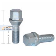 Болт M14x1,25 (53/ 28) hex17 конус цинк S-966-08 Bimecc