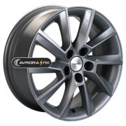 6x15/5x100 ET40 D57,1 KHW1507 (Polo) Gray Khomen Wheels