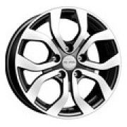 6,5x16/5x114,3 ET50 D66,1 КС704 Алмаз черный K&K