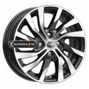 6x15/4x100 ET50 D60,1 Lada Vesta (КС882) Алмаз черный K&K