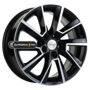 6x15/5x100 ET38 D57,1 KHW1507 (Rapid/Fabia) Black-FP Khomen Wheels