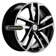 6,5x16/5x100 ET39 D57,1 KHW1612 (Polo) Black-FP Khomen Wheels