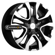 6x15/4x100 ET46 D54,1 KHW1503 (Rio/Solaris) Black-FP Khomen Wheels