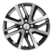 6x16/4x100 ET46 D54,1 KHW1609 (Rio II/Solaris II) Black-FP Khomen Wheels