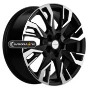 7x18/5x112 ET43 D57,1 KHW1809 (Kodiaq/Tiguan) Black-FP Khomen Wheels