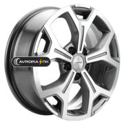 6,5x17/5x120 ET55 D65,1 KHW1710(2) (VW Transporter) Gray-FP Khomen Wheels