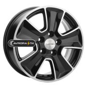 6,5x16/5x114,3 ET45 D54,1 KHW1601 (Geely Atlas Pro) Black-FP Khomen Wheels