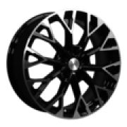 7x17/5x110 ET45 D67,1 KHW1718 (Dongfeng 580) Black-FP Khomen Wheels