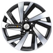 7,5x18/5x114,3 ET45 D66,1 KHW1801 (Teana/X-trail) Black-FP Khomen Wheels