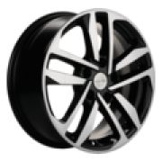 6,5x16/5x114,3 ET47 D66,1 KHW1612 (Fluence/Juke) Black-FP Khomen Wheels