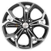 7x17/5x114,3 ET46 D67,1 KHW1702 (ASX) Black-FP Khomen Wheels