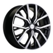 7x18/5x114,3 ET38 D67,1 KHW1806 (Outlander) Black-FP Khomen Wheels