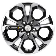 6,5x17/5x114,3 ET50 D66,1 KHW1711 (Arkana/Kaptur) Black-FP Khomen Wheels