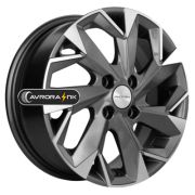 6x15/4x100 ET50 D60,1 KHW1508 (Vesta) Gray-FP Khomen Wheels