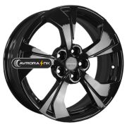 7x17/5x114,3 ET45 D60,1 KHW1724 (Changan CS75 (Plus)) Black Khomen Wheels