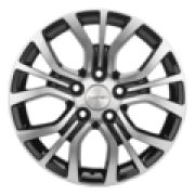 6,5x16/5x112 ET40 D66,6 KHW1608 (Actyon) Black-FP Khomen Wheels
