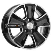 6,5x16/5x114,3 ET46 D67,1 KHW1601 (Mitsubishi) Black-FP Khomen Wheels