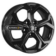 6,5x16/5x114,3 ET46 D67,1 KHW1606 (Mitsubishi) Black Khomen Wheels