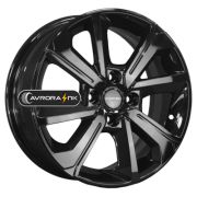 6x15/4x100 ET46 D54,1 KHW1501 (Rio/Solaris) Black Khomen Wheels