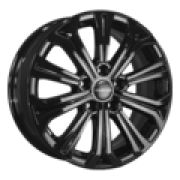 6,5x16/5x108 ET50 D63,3 KHW1610 (Focus) Black Khomen Wheels