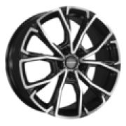 7,5x19/5x108 ET52 D60,1 KHW1907 (Exeed LX) Black-FP Khomen Wheels